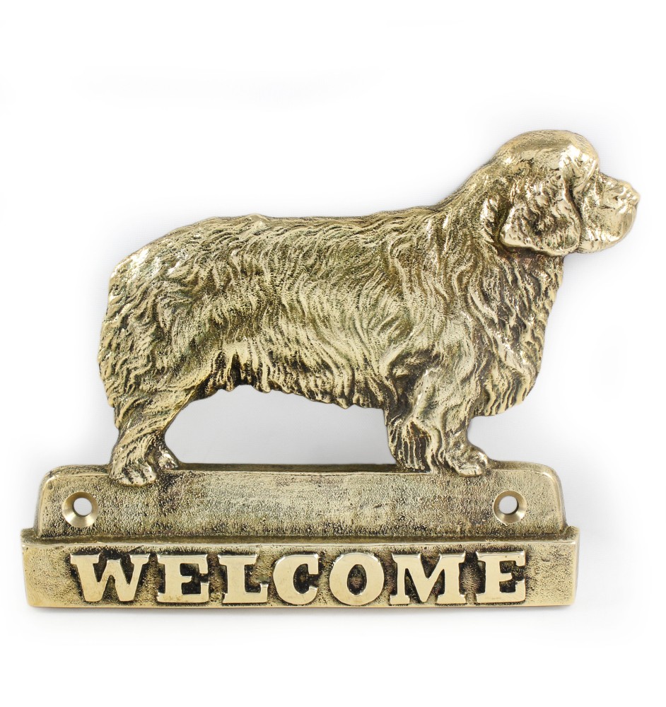 Clumber Spaniel welcome plakietka Art-Dog